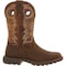 Rocky Waterproof Western Boot, 8.5 M, Leather, 11 in H, Brown RKW0355 - alternate 7